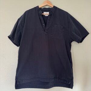 Hugh & Crye Black Cotton Popover